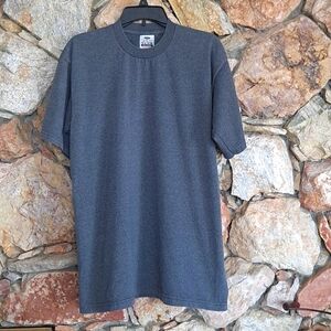 Vintage 90's Men's Large Tall Heavy Weight  ProClub Gray Tee Shirt
